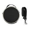 Portable Thumb Piano Soft Case Waterproof Fabric Circle Shape Kalimba Storage Bag Multi-Functional Round Gig Bag with Adjustable Strap for 10 Keys 17