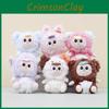 Adorable Animal Plush Doll Keychain Soft Stuffed Toy With Cute Cartoon Design