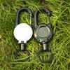 1/8Pcs Retractable Keychain with Steel Wire Rope Carabiner Badge Reel Holder Clip Key Ring Heavy Duty Outdoor Camping Climbing Anti-lost Buckle