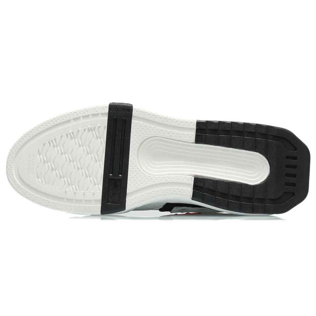 Li Ning Geek нескользящие износостойкие низкие кроссовки для скейтбординга мужские белые черные AGCR119-1