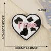 Original Embroidery Label Embroidery Sticker Cartoon Love English Cloth Label Patch Sticker Accessories Cloth Sticker