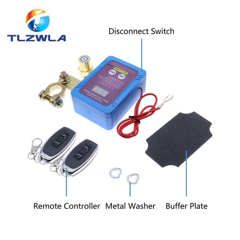 Battery Disconnect Power Switch 12V 240A Kill Switch With Display Shut Off Cut Off Control Switch With Remote For Car Boat