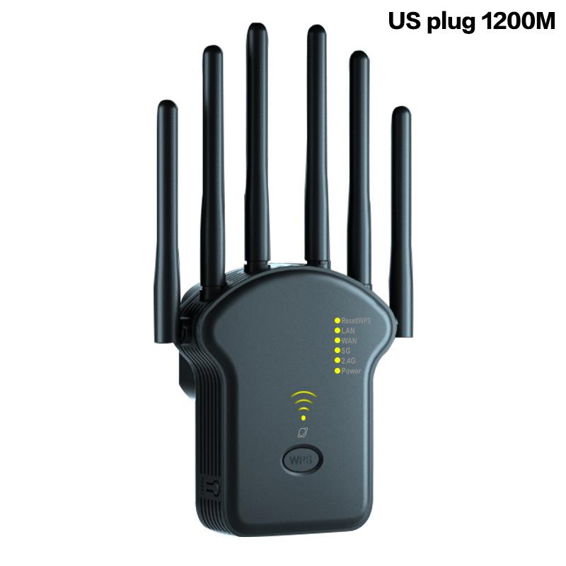 300 Мбит/с / 1200 Мбит/с Повторитель Wi-Fi Сигнала Двухдиапазонный 2,4 ГГц 5 ГГц Расширитель Wi-Fi С Портом Lan/Wan Удлинитель Интернет-Диапазона Для Домашнего Офиса