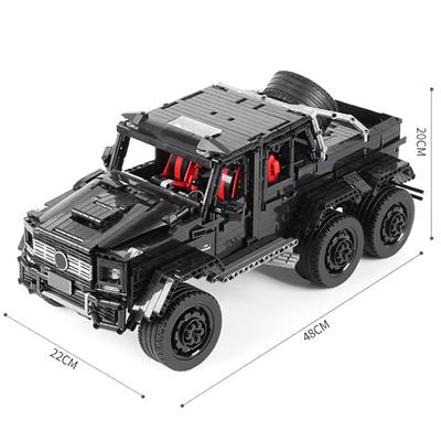 MOC 90009 Приложение RC Внедорожник Строительные Блоки Черный Призрак 6x6 Круизный Автомобиль Модель Кирпичи Головоломка Игрушки Рождественские Подарки Для Детей