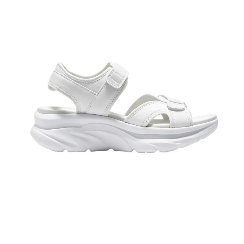 Skechers SPORT COMFORT Женские пляжные сандалии на двойной липучке Белые 163585-WHT