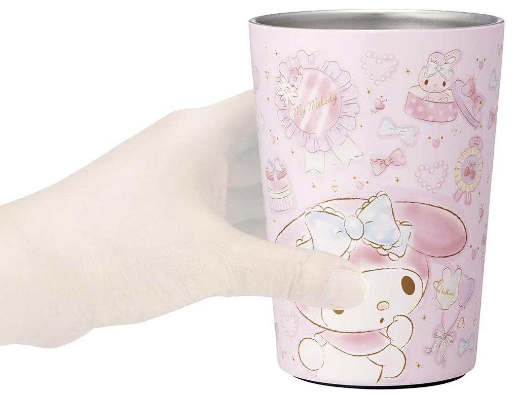 Skater Thermal Insulation Convenience Store Coffee Stainless Steel Tumbler 400ml M My Melody Happiness Girl Sanrio STCV2-A