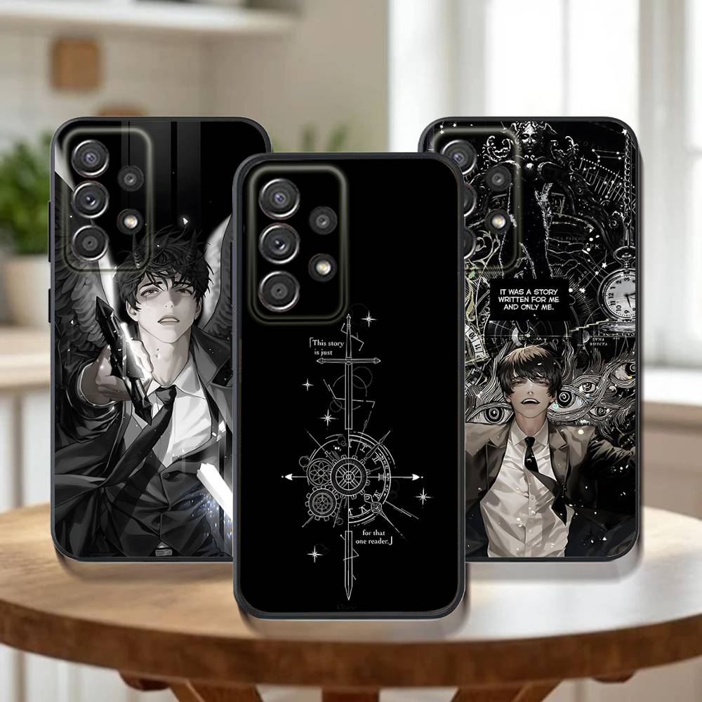 Чехол для телефона «Всеведущий читатель» для Samsung Galaxy A73,31,32,72,41,53,52,71,22,5G,Note,J7,8,9 Мягкий черный чехол