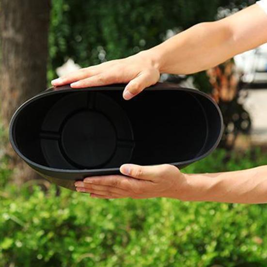 Горшок для растений в форме бочки для виски, домашний декор, пластиковый внутренний и открытый двор, патио, цветочный горшок для сада