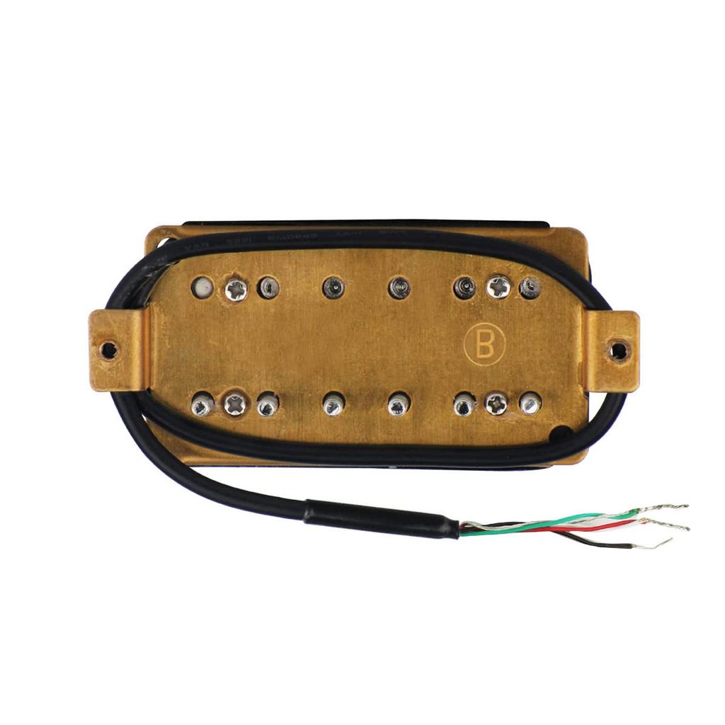 FLEOR Ceramic Humbucker Pickup Set Black Double Coil for Electric Guitars (Neck & Bridge) –