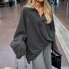 Casual Loose Long-sleeved Sweatshirt for Women 2025 Autumn and Winter