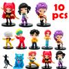 10 шт./Набор Ведьма Охотница Отряд Аниме Фигурка Игрушки Q Версия Дерпи Тигр Руми Мира Зои Сасси Фигурка Кукла Поклонники Рождественский Подарок