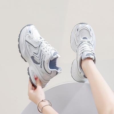 Ins корейская версия сетчатые низкие туфли для папы для девочек весна 2025 новые дышащие студенческие спортивные туфли для отдыха LD889