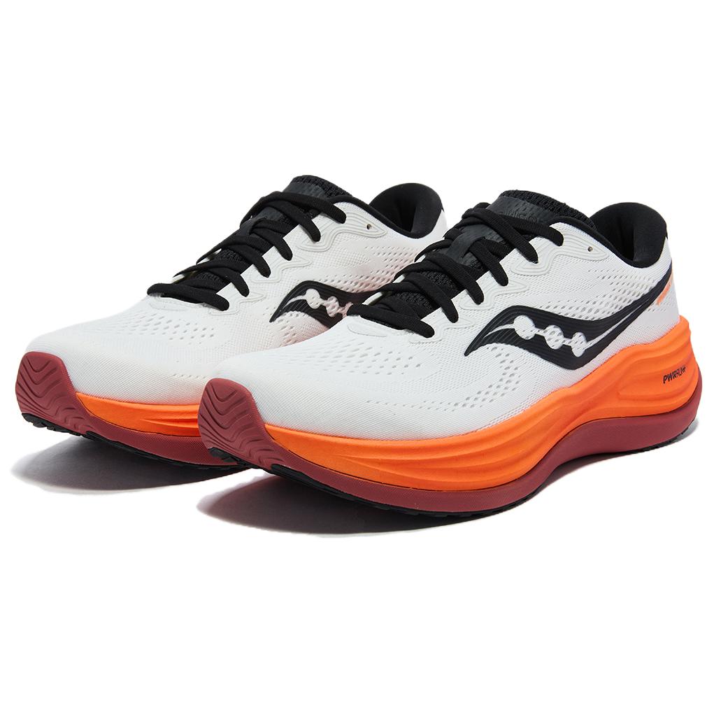 SAUCONY Кроссовки для бега Phoenix Inferno, удобные, мягкие, дышащие, унисекс, белые S28278-5