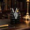 Подставка для ручек на стол, 3D-печатная подставка для ручек в форме змеи, Креативный настольный органайзер для карандашей, цветных гелевых ручек, канцелярских ножей, Канцелярские принадлежности в темном стиле