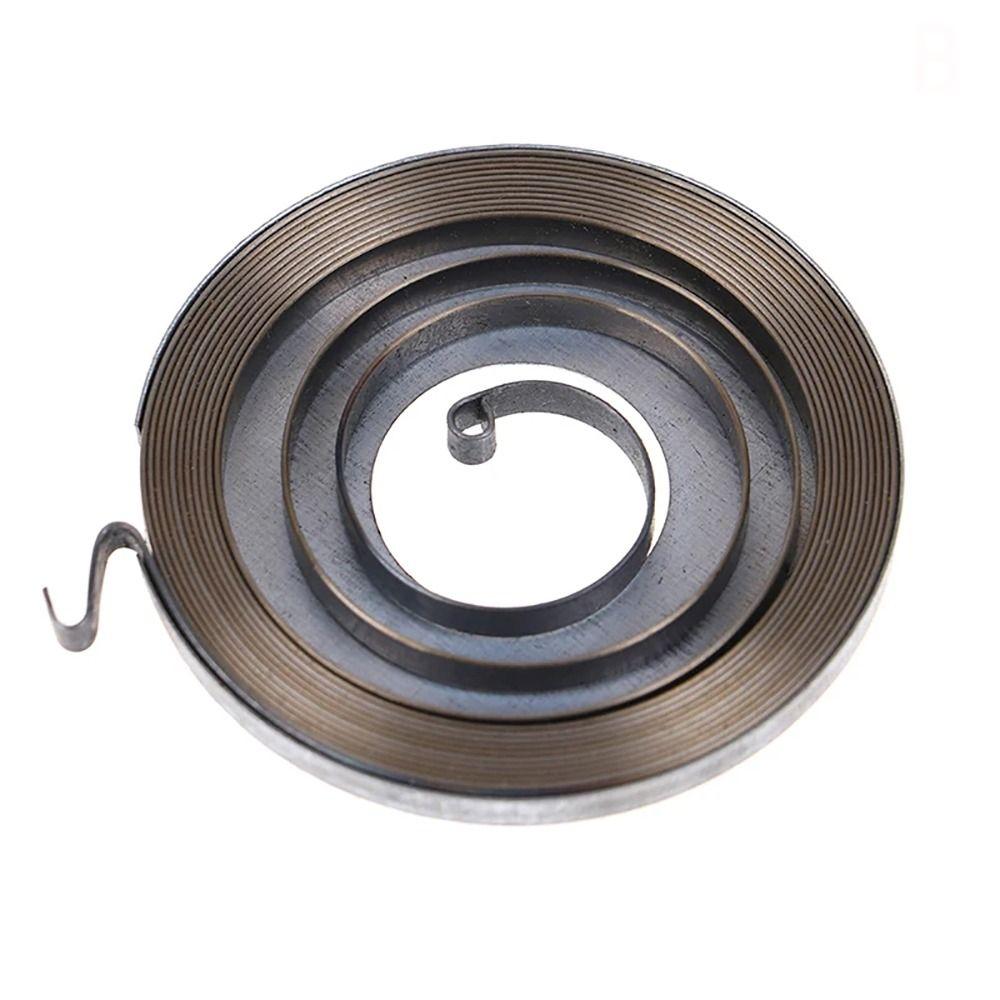 1Pcs New Starter Spring Chain Chain Saw Spring Iron Disc Parts Starter Pulling Plate Spring Gasoline Easy To Rise 5200/5800