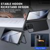 Для Google Pixel 10 Pro Fold с магнитной зарядкой [Скрытая подставка][Защитное стекло][Защита шарнира] Тонкий ударопрочный защитный чехол для телефона - Черный
