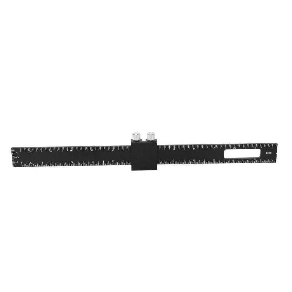 Aluminum Alloy Woodworking Marking Ruler Angle Measuring Measuring Ruler  For Engineer Carpenter