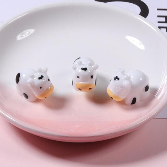 20 шт. миниатюрная фигурка молочной коровы крошечная ферма животное кукольный домик микропейзаж сказочный сад украшение реквизит