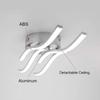 24 Вт 12 Вт 18 Вт Светодиодный потолочный светильник Потолочная лампа Современный изогнутый дизайн 2/3/4 светильника для бара ресторана спальни гостиной WF930