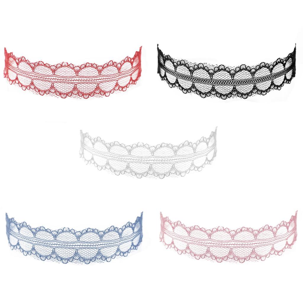 Fairy Style Colorful Lace Choker Necklace for Women