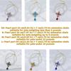 Cute Double Layer Pet Pearl Necklace Vintage Adjustable Cat Neck Chain Glamorous Crystal Cat Pearl Collar Pet Show