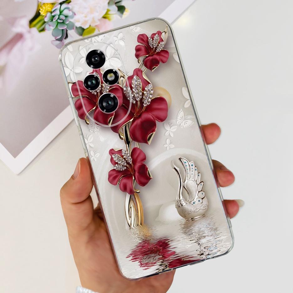 Чехол для Honor 200 Pro ELP-AN00 Новая Мода Расписной Чехол Прозрачные Силиконовые Чехлы для Телефона Для Honor 200 Lite Honor200 Pro Мягкие Fundas
