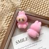 Figure Labubu The Monsters Monster Toy Children's Fluffy Pink 4 Cm