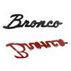 WBTI6 For Ford Bronco 2020 2021 2022 2023 Metal Fender Side Letter Badge Window Body Emblem Sticker Decoration Trim Accessory