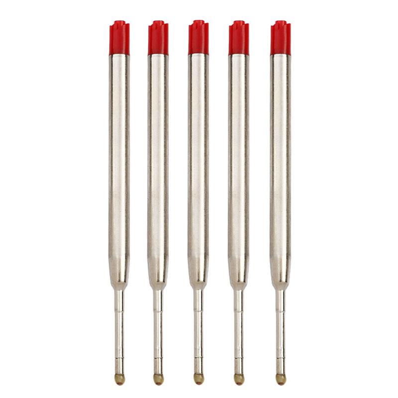 Metal Ballpoint Pen Core G2 Pen Core Blue Black Red Ink Parker Style Standard 0.7Mm Ballpoint Pen Refills Nib Medium