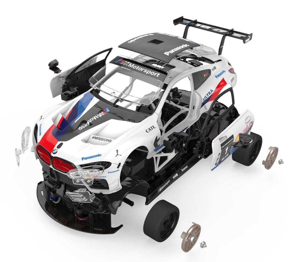 Doyusha Пластиковая модель Luster BMW M8 GTE 1/18 R/C
