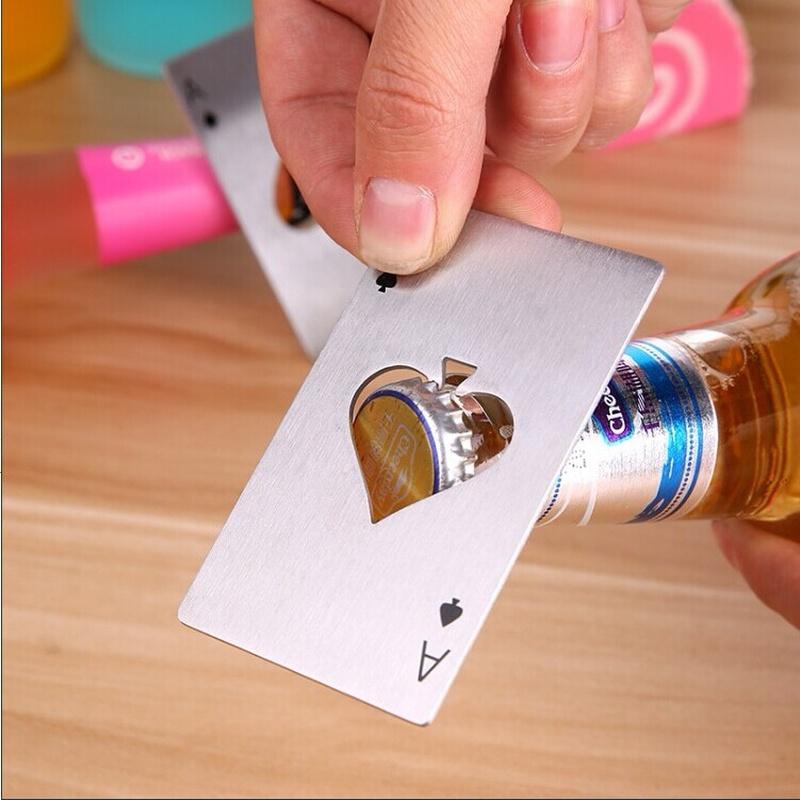 Poker Card Spades Beer Bottle Opener Personalized Bottle Opener Bar Tool