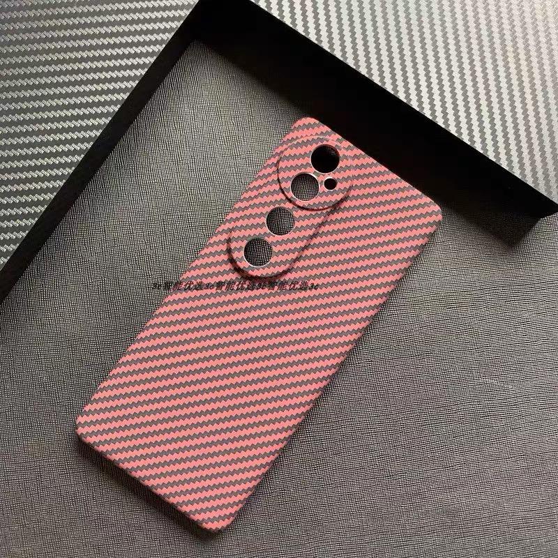 Чехол для VIVO V40 5G, чехол из поликарбоната с текстурой под карбон, матовый жесткий чехол для телефона Vivo V 40, тонкий чехол-бампер с полосками