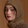 Ouie Labeling Woolish Balaclava Brown OU1507