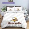 Custom Name Minnesota Vikings3 Pattern Bedding Quilt Set  Home Decoration  Gift (1 * duvet cover + 2 * pillowcase  without core)