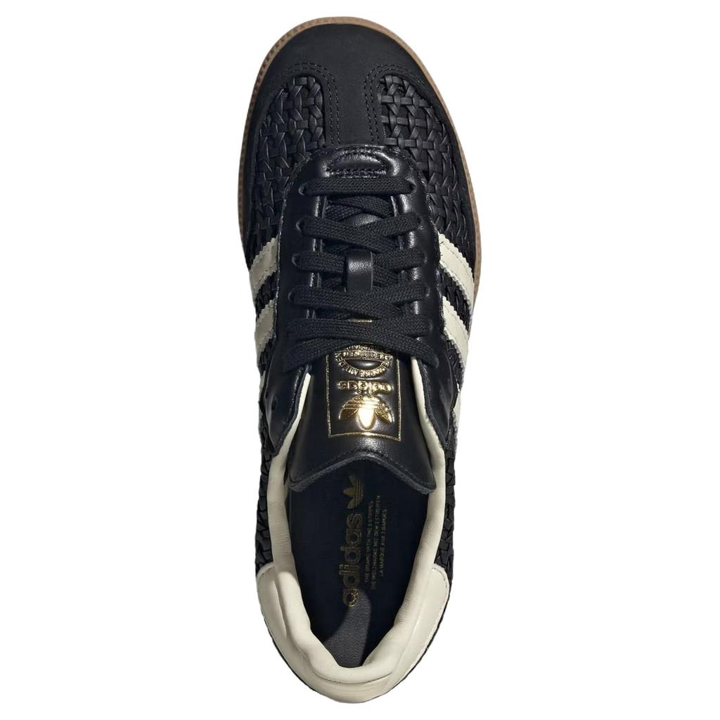 adidas Оригинальные кроссовки Samba Немецкой армии Унисекс Черные HQ9282