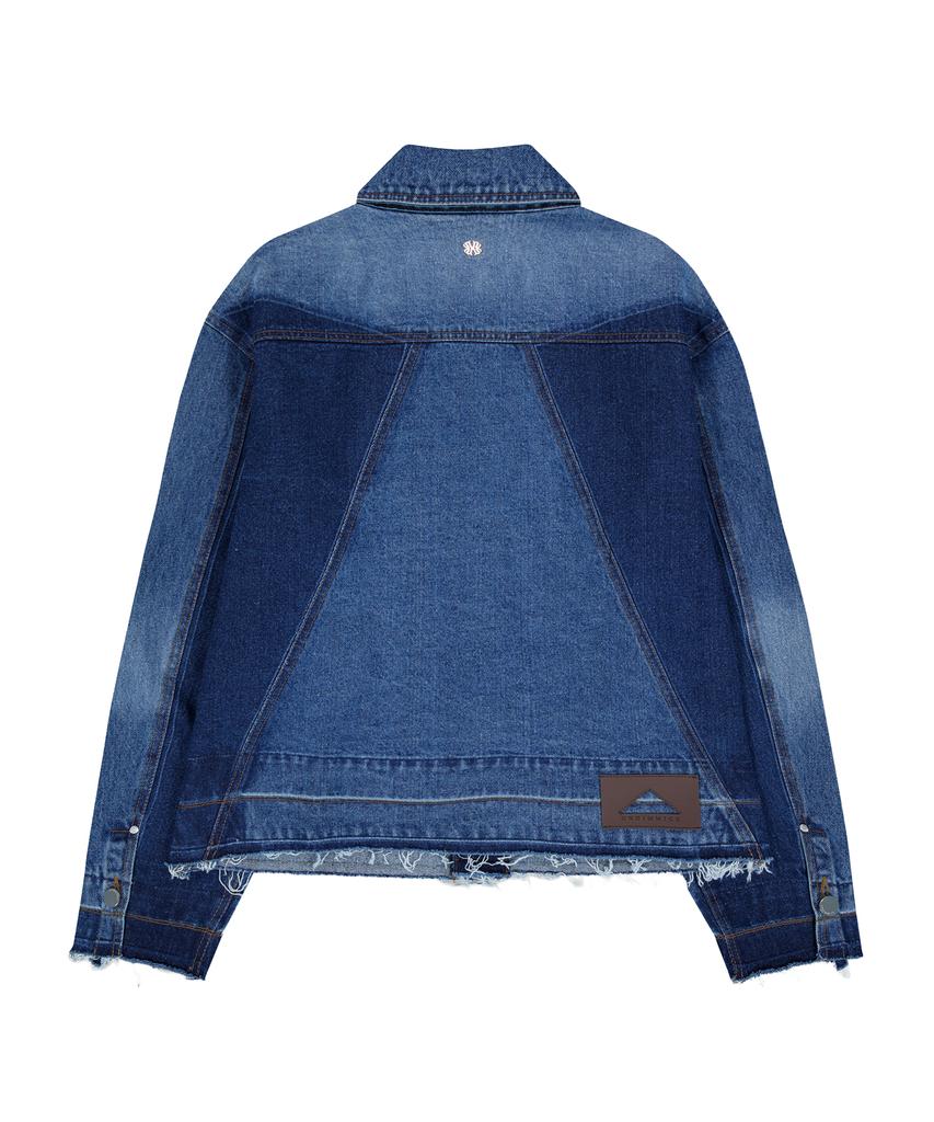 Ungimmick Contrast Wash Denim Jacket (Blue)