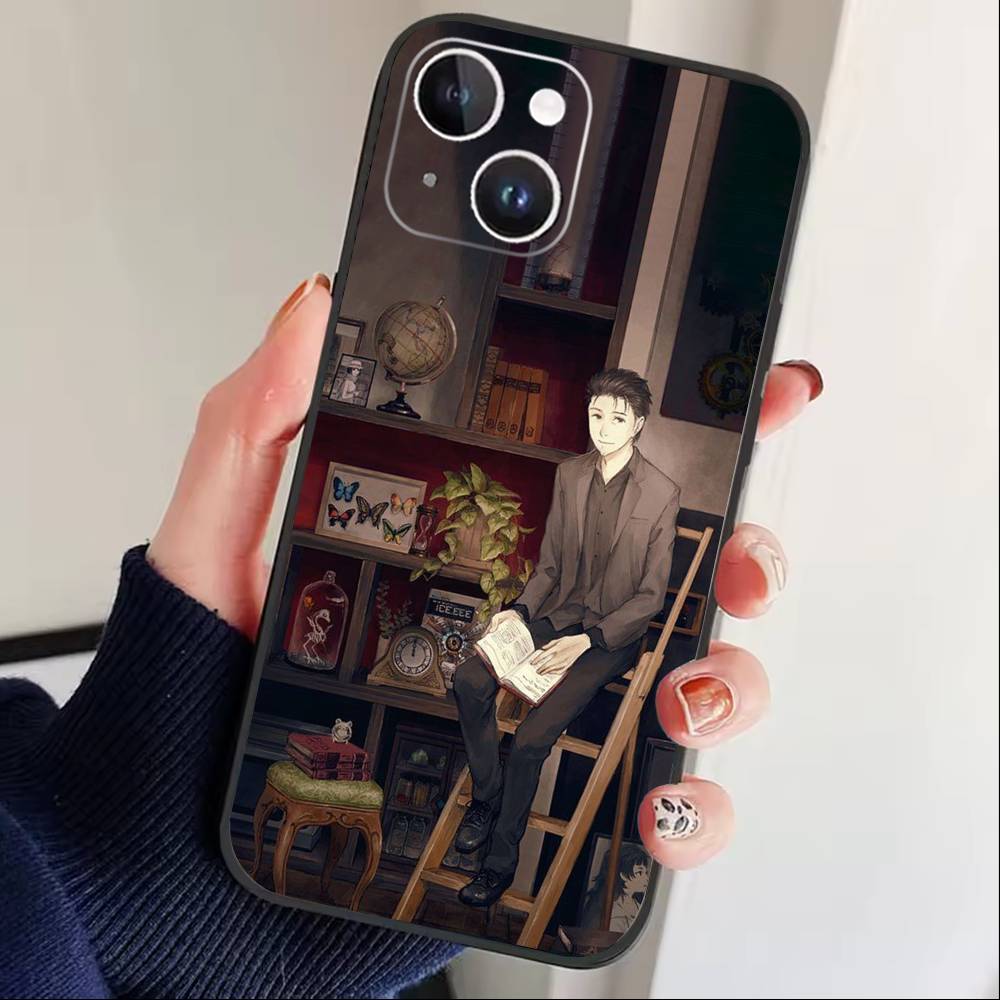 STEINS GATE D-Ринтаро О-Окабэ Чехол для телефона Для iPhone 17 16 15 14 13 12 Max Plus Силиконовый Черный Чехол