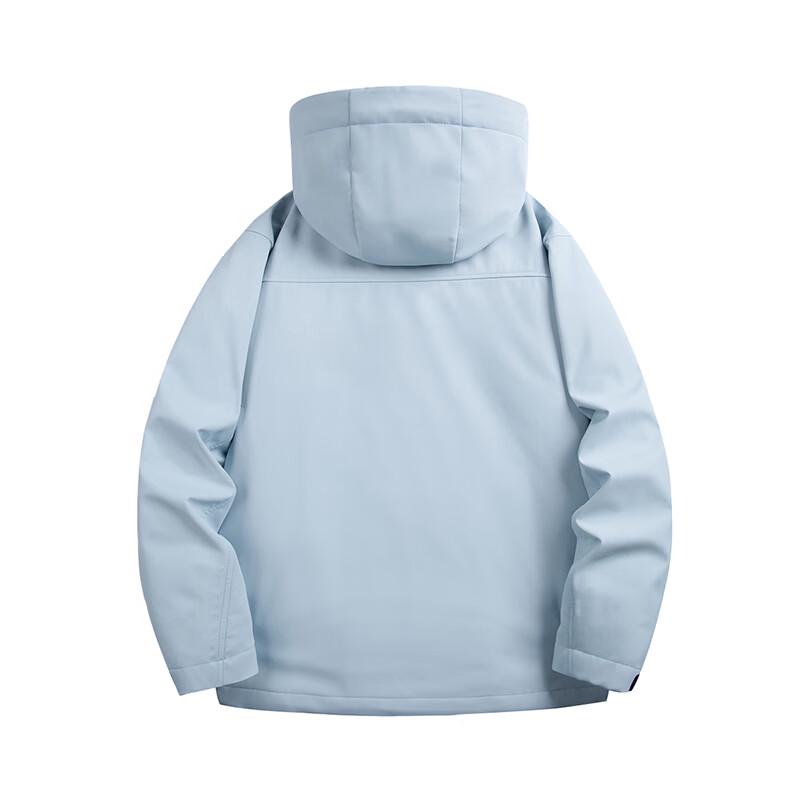 JEEP Unisex Hooded Fleece-Lined Windbreaker Jacket