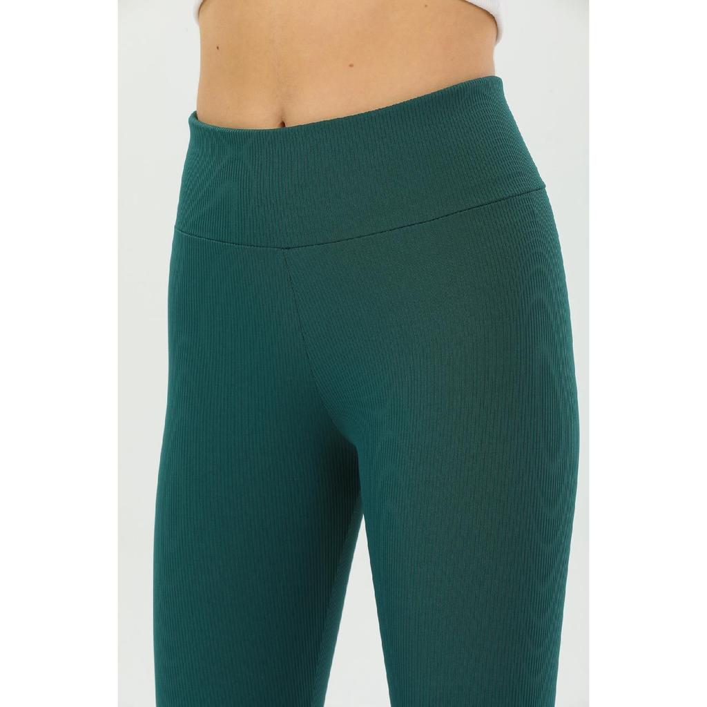 Индиго Индиго Индиго Трикотажные колготки в рубчик с завышенной талией и эластичной резинкой на талии