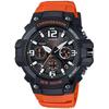 Casio Rugged Chronograph Quartz Watch with Stainless Steel and Resin Construction Orange Men's (Model MCW-100H-9A2VCF)