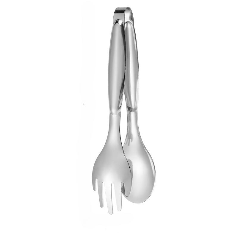Non-Slip Stainless Steel Food Tongs Meat Salad Bread Serving Tongs For Barbecue Kitchen Accessories Cooking Utensils