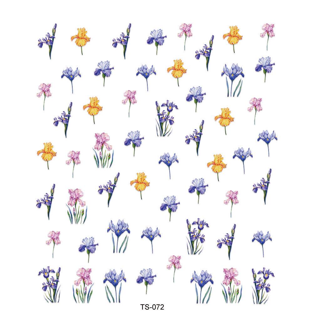 5D Cute Bear & Ice Cream Nail Art Stickers for Kids