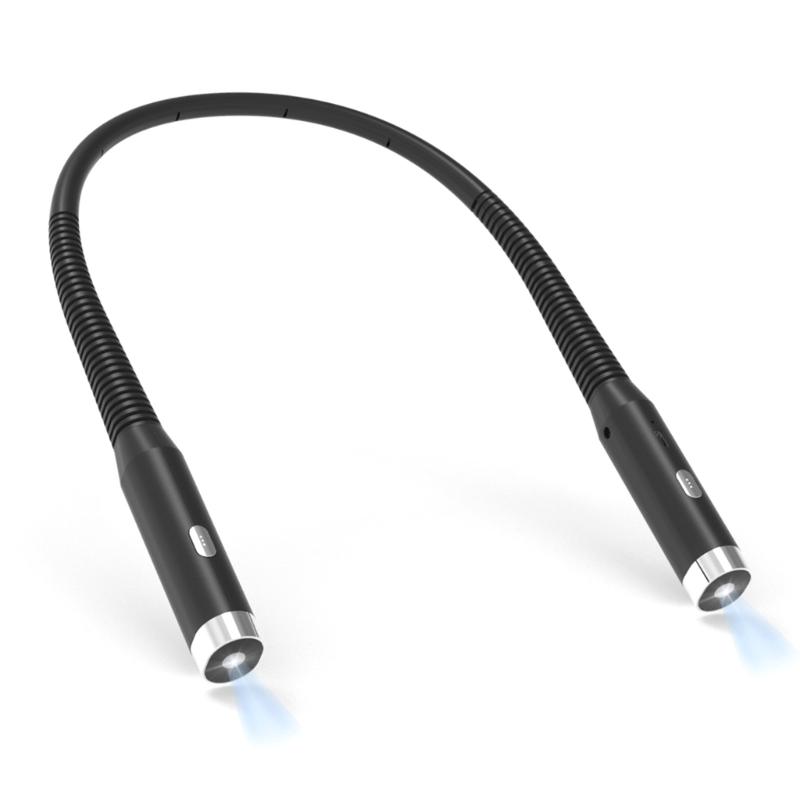 Эргономичный налобный фонарь для чтения, перезаряжаемый через USB-C, на 90% более мягкий свет для обслуживания автомобиля, швейных проектов, полное вращение, регулируемый угол