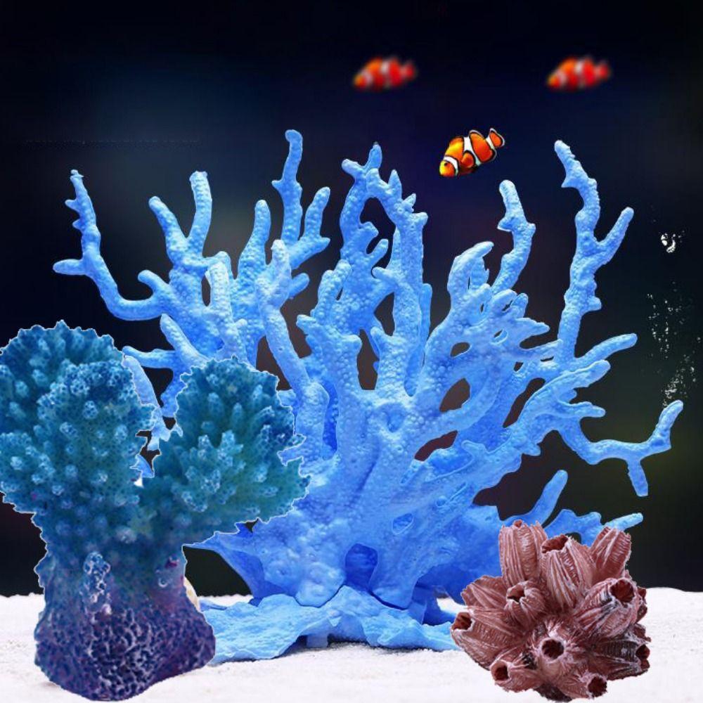 Tank Decor Lifelike Simulation Artificial Aquatic Ornament Coral Reef Sea Coral Aquarium Plants