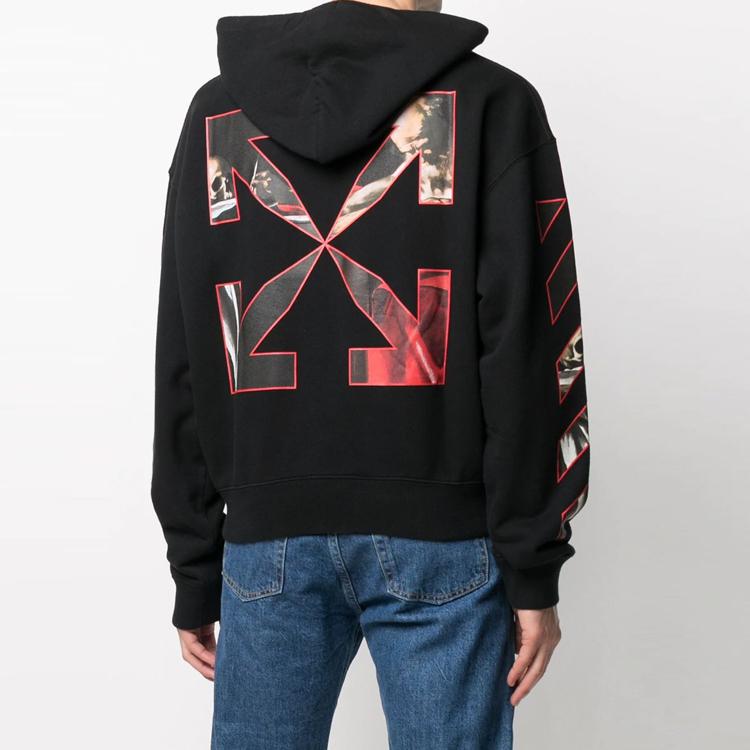 Свитшот OFF WHITE Унисекс Черный OMBB037R21FLE0021025