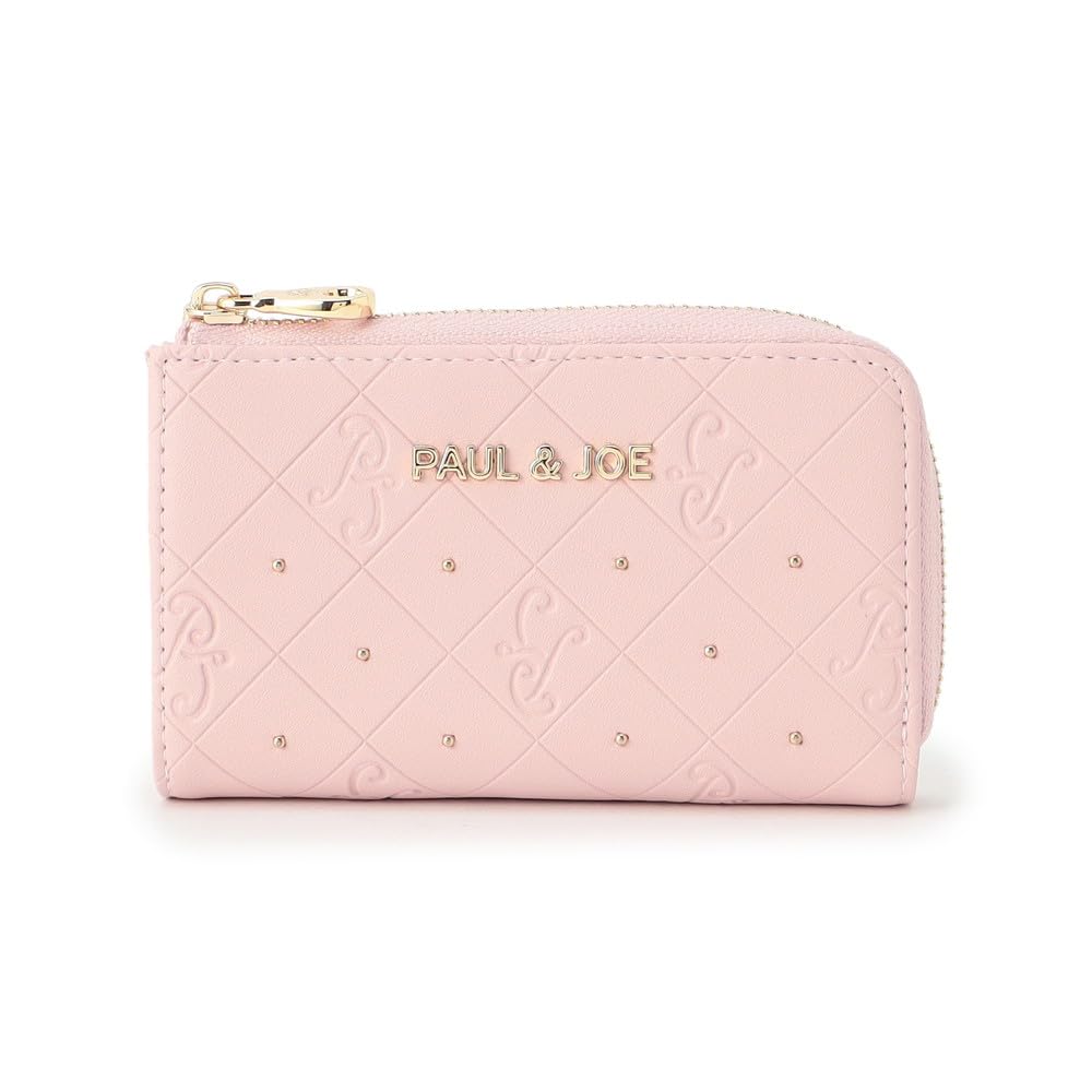 PAUL & JOE ACCESSOIRES Key Case with Embossed Studs in Pink