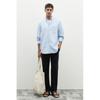 Рубашка HM Regular Fit Oxford светло-голубая