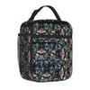 Bestselling Sphinx Moth Mushroom Graphic Thermal Tote Boating Trip Portable Lunch Bag