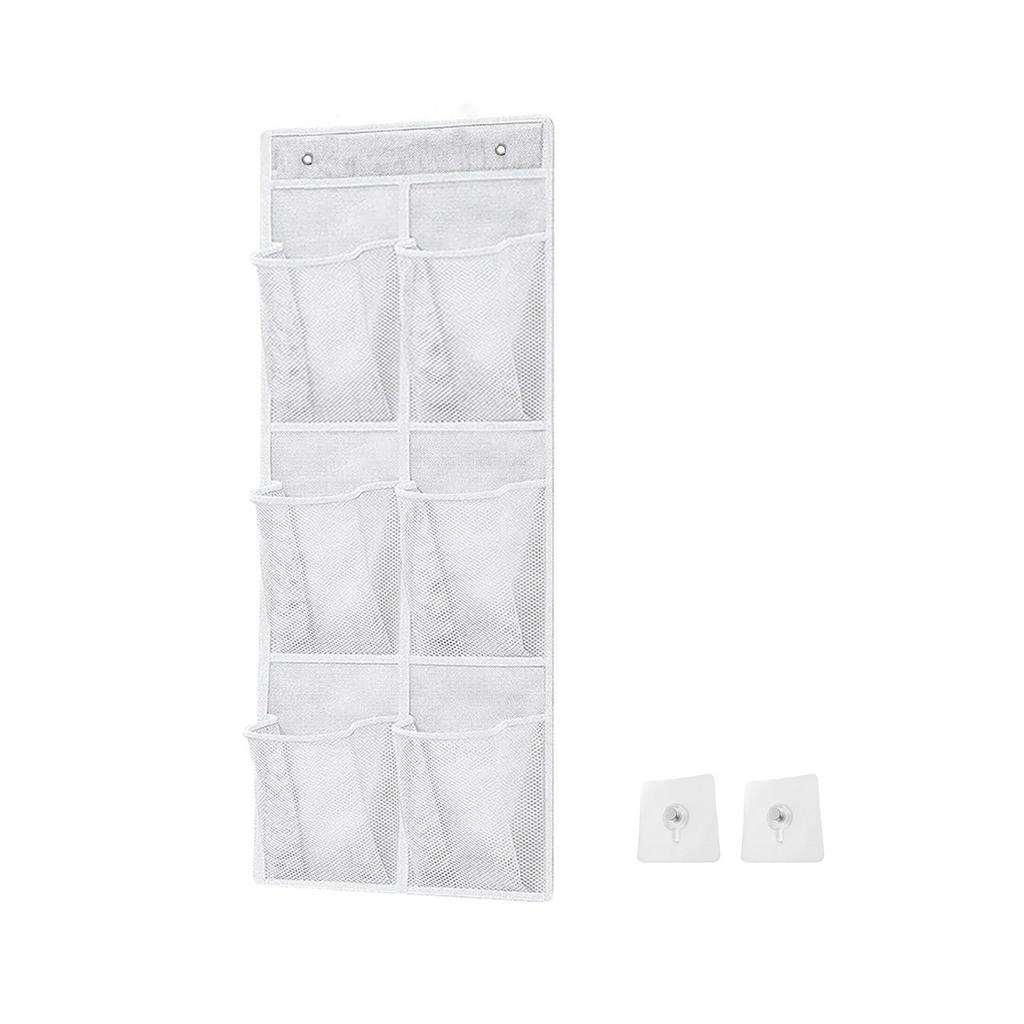 6 карманов Подвесные органайзеры для хранения Практичная нетканая подвесная сумка с 6 отделениями для организации ванных принадлежностей