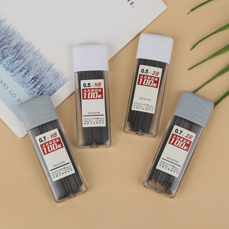 200 шт., стержни для механических карандашей, стержень для карандашей 2B/Hb, автоматический стержень для карандашей